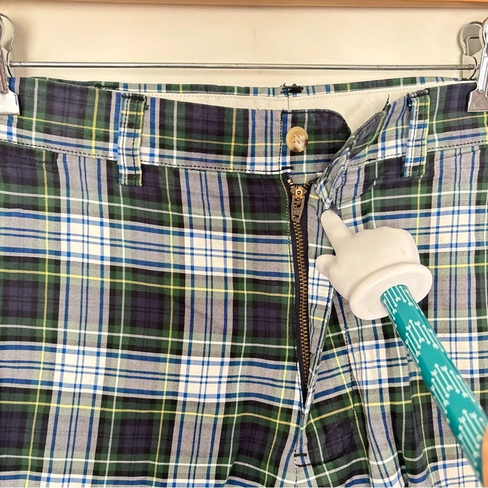 Polo Ralph Lauren Men's Classic Checkered Bermuda Shorts Size 35 Preppy *D71